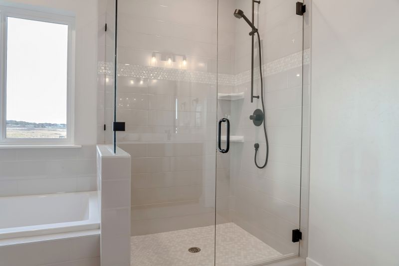 Glass-Enclosed Shower